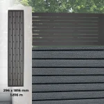 Fence Aluminum Decor – Black (GF105)