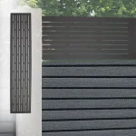 Fence Aluminum Decor – Black (GF107)