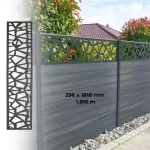 Fence Aluminum Decor – Dark Grey (GF104A)