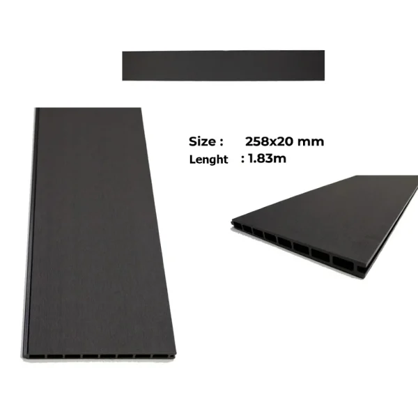 Fence Board (Flat) – Black - Image 3