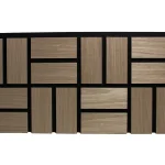 Geometry Square- Walnut