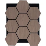 Hexagon Walnut JK